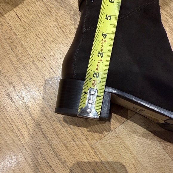 Le Pepe brown suede leather over the knee boots Italian size 37 NEW - Picture 9 of 13